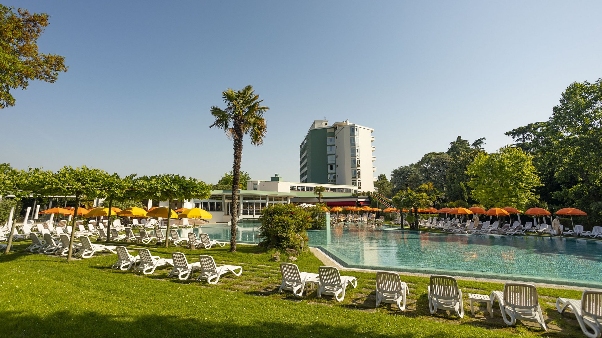 Thermal pools in Montegrotto Terme